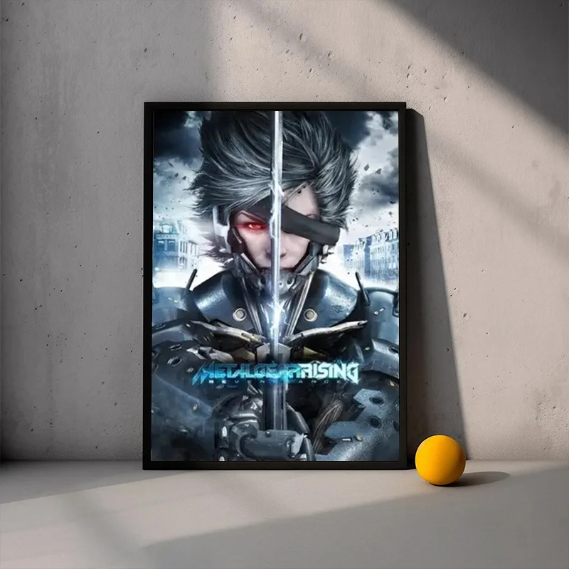 Revengeance Rising Metal Gear Canvas Painting And Print HD Picture Premium Bedroom Office Internet Cafe Room Home Decor Gifts smile