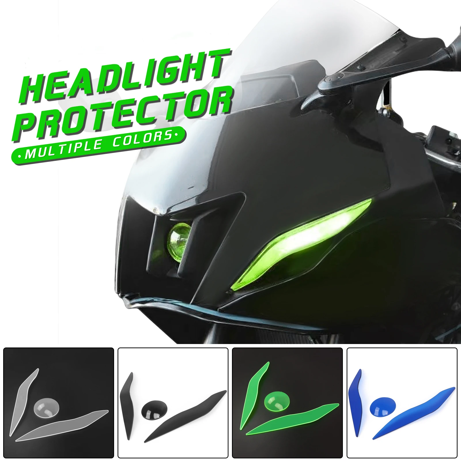 For Yamaha YZF R7 YZFR7 YZF-R7 2020-2023 Motorcycle Acrylic Headlight Guard Head Lamp Light Lens Cover Protector Accessories