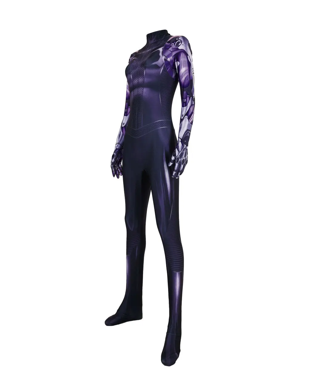 Cosplay Alita Battle Angel Costume Zentai Suit Game Girls Woman Female Bodysuits Halloween Kids Adults Jumpsuits smile