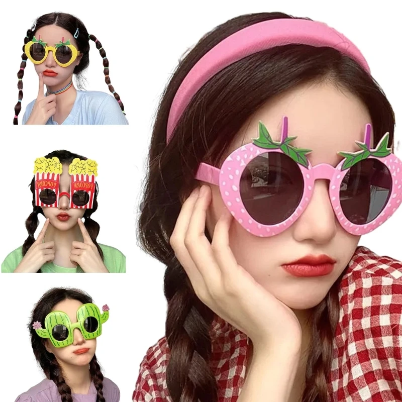 Funny Sunglasses Novelty Party new 2025 Eyeglasses, Creative Funny Sunglasses, Funny Hawaiian Sunglasses Photo Props