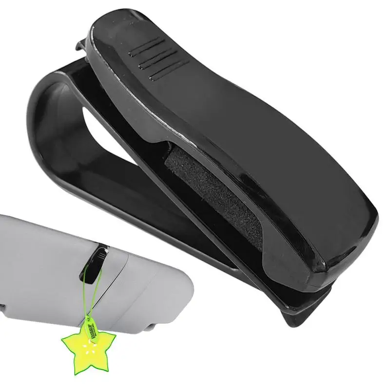 Clip Visor Sunglasses Holder Car Glasses Holder Eyeglass Mount Sunglasses Clip Stable And Sturdy Sunglass Visor Clip Holds smile
