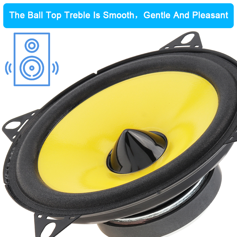 2pcs 4/5 Inch 300W/400W Car Audio Speakers Universal Heavy Mid-bass Ultra-thin Modified Subwoofer Non-destructive Installation