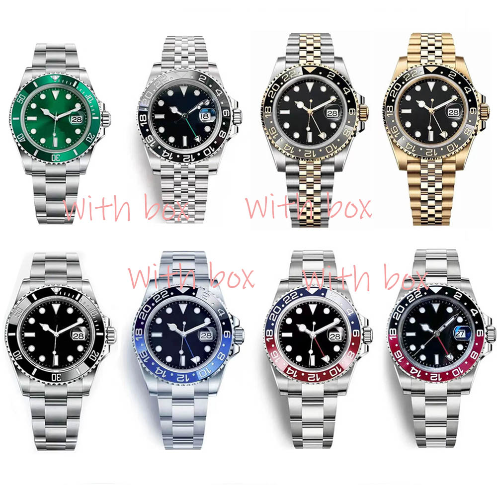 w1_shop Mens Automatic Mechanical with Box Ceramics Watches 41mm Full Stainless Steel Wristwatches Super luminous Sapphire glass Watch u Factory Montre de luxe 001