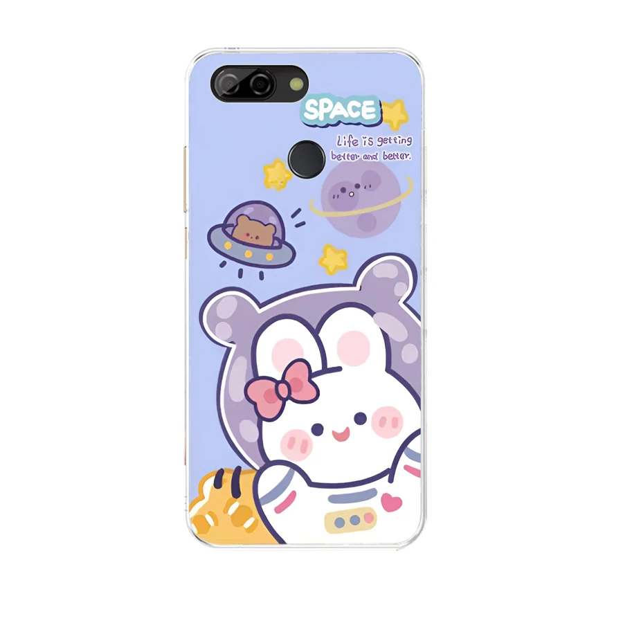 Case For Cover Silicone ZTE Blade V9 Vita V10 Vita Cases coque bumper back cover design protective soft tpu smile