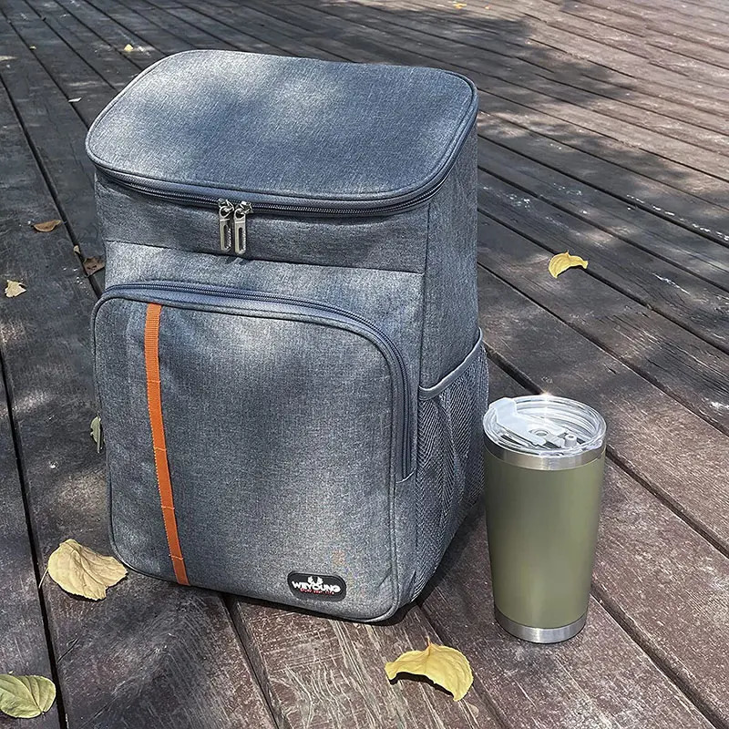20L Insulated Portable Thermal Lunch Bag Food Box Durable Waterproof Cooler Ice Case Camping Oxford Dinner Backpacks Icebox 240514