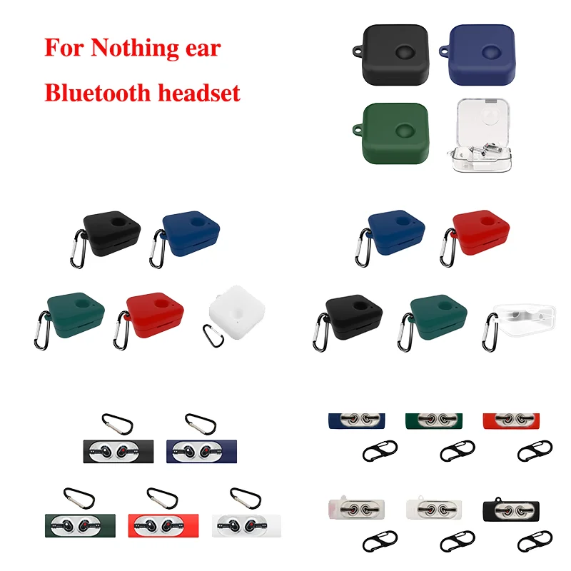 Suitable for Nothing Ear (1)(2)stick Shockproof Headphone Sleeve Impact-resistant Soft Housing-Anti Dust Washable-Silicone Cover
