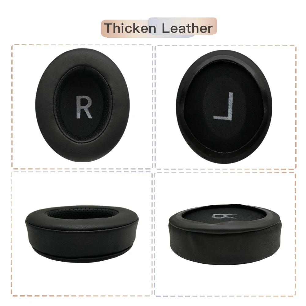 Pads EarTlogis Replacement Ear for Creative SXFI Air Gamer Headphones Thicken Memory Foam Cushions Oval Headset Earmuff smile