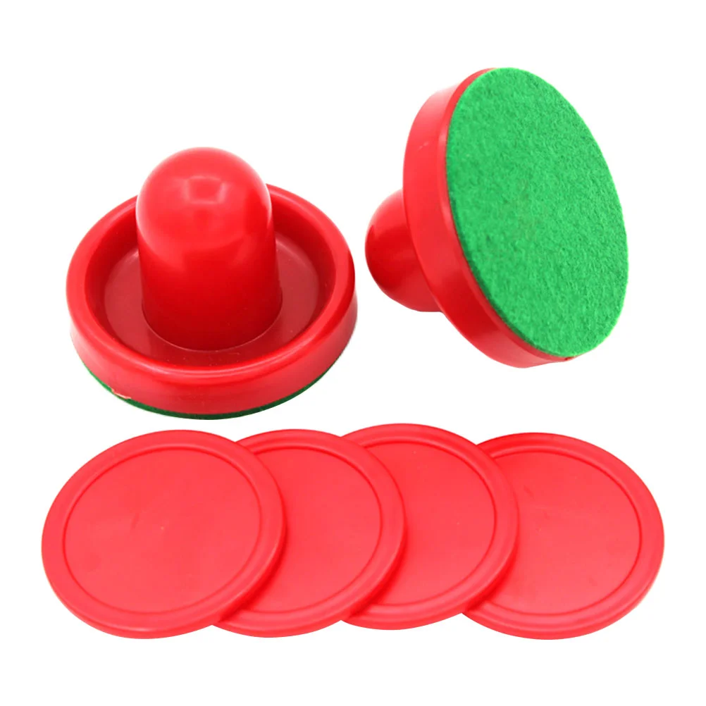Hockey Air Table Pushers Pucks Paddles Paddle Game Puck Accessories Replacement Parts Pusher Handles Goal Mini Tables Discs