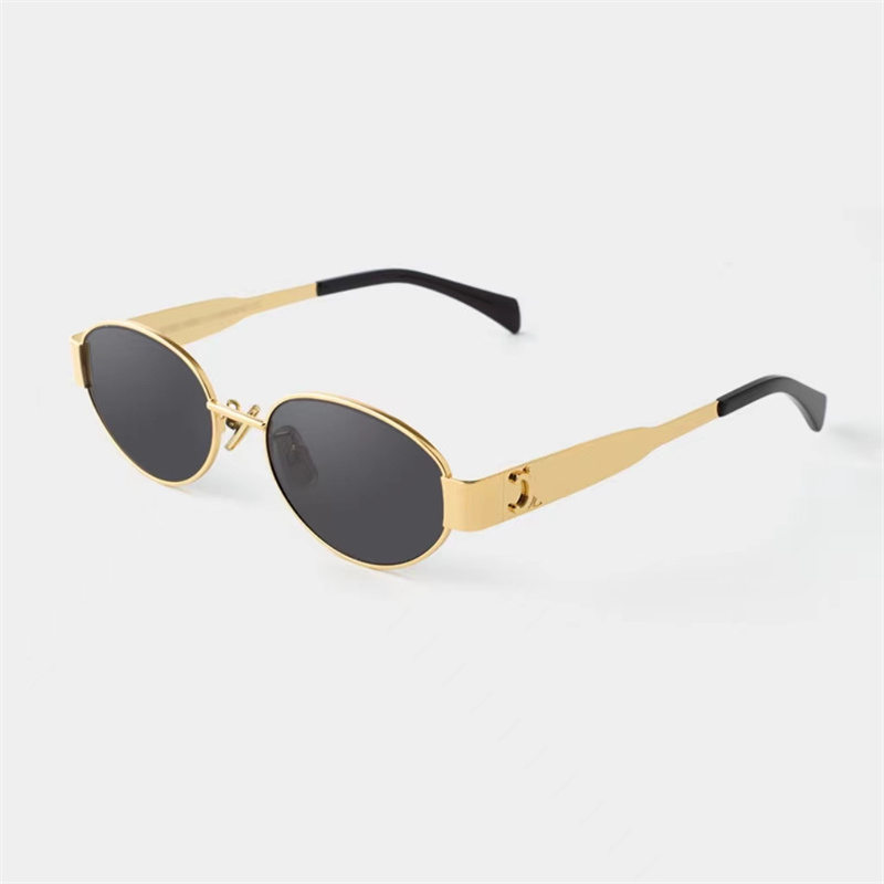 luxurys Designer Men and Women UV400 Protection Classic Sunglasses Triumphal Arch Gold Versatile pilot adumbral rectangle oval with box