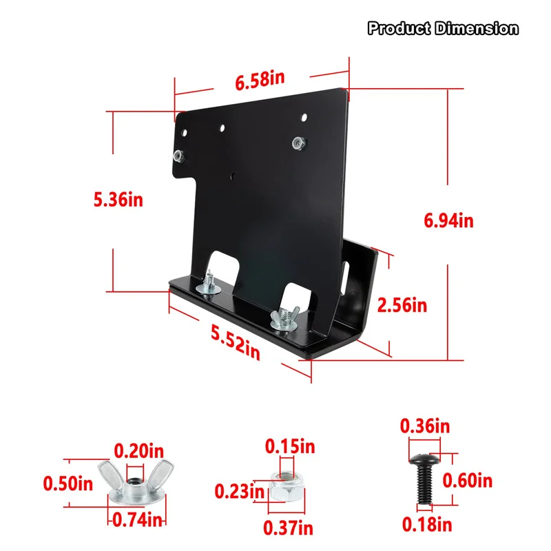 Side Quick Seat Passenger Disconnect Universal CB Radio Mount Mobile Radio Mount for Jeep Wrangler JL & Gladiator JT 2018-2023 smile &
