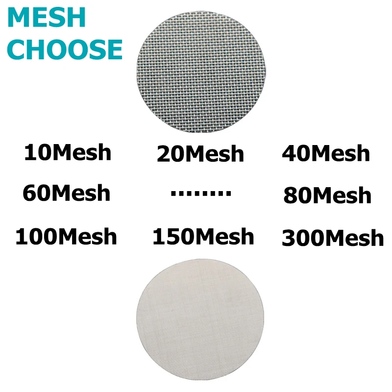 304 Filter Screen Tri Clamp Gasket Seal Strip 10 20 40 60 100 150 300Mesh 1.5" 2"2.5"3"4"FKM PTFE Silicone Sanitary Homebrew