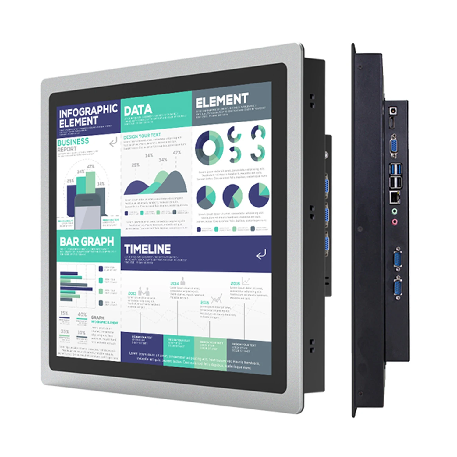 15.6 13.3 18.5 Inch Mini Tablet PC Industrial All-in-One Panel computer Capacitive Touch Screen Built-in WiFi Core i5-7200U