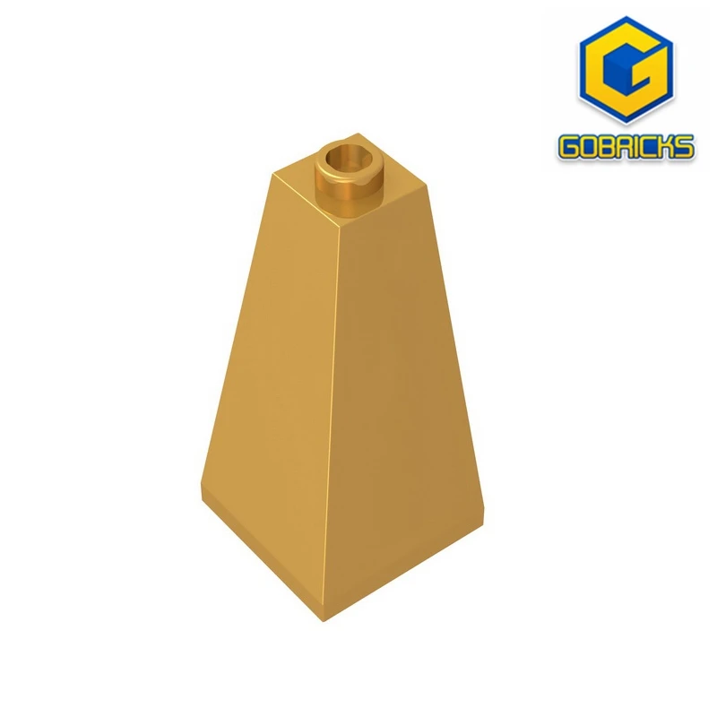 Gobricks GDS-733 ROOF TILE CORNER 2X2X3/73 compatible new 2025 with 3685 children's DIY Educational Building Blocks Technical