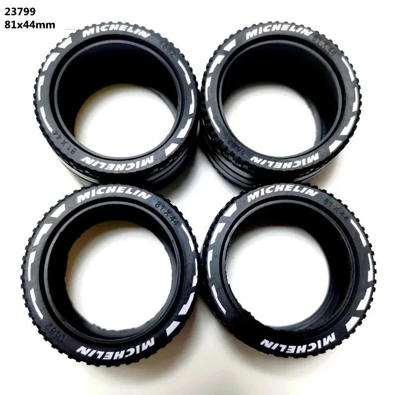 4 Tyre 23799 MichelinN Pzero0 Compatible With Lego CADA Car MOC 42083 42115 42056 42143 Building Technology Accessories Blocks