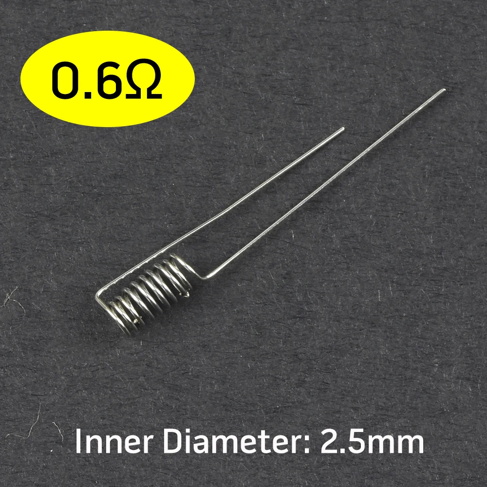 50/100pcs Resistance A1 1.2ohm 0.6/0.8ohm Ni80 1.0ohm Heat Wire For Replacement Prebuilt Coil Accessories