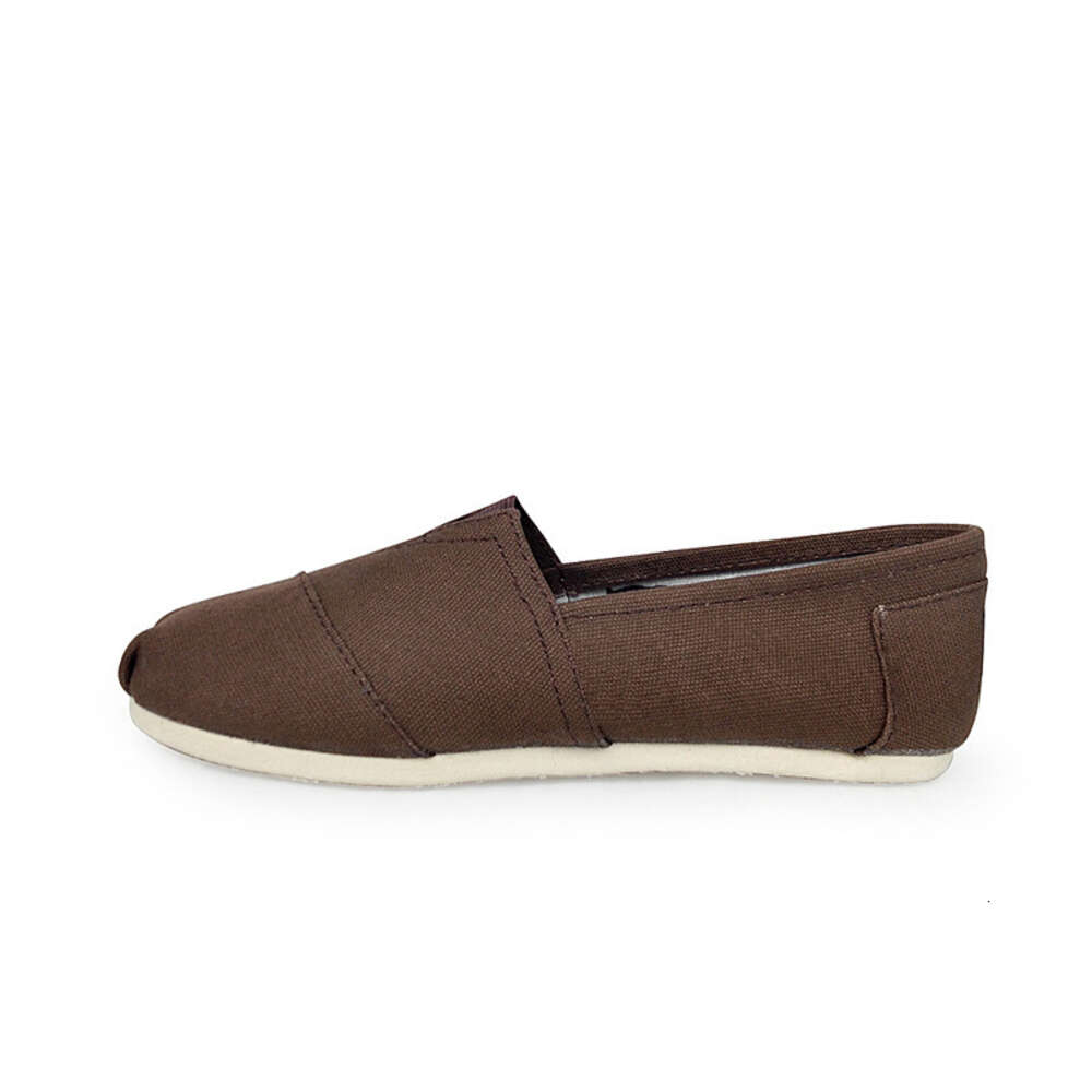 Ddmyoutdoor New Canvas Solid Color Flat Bottomed Casual Couple Men S And Women S Shoes