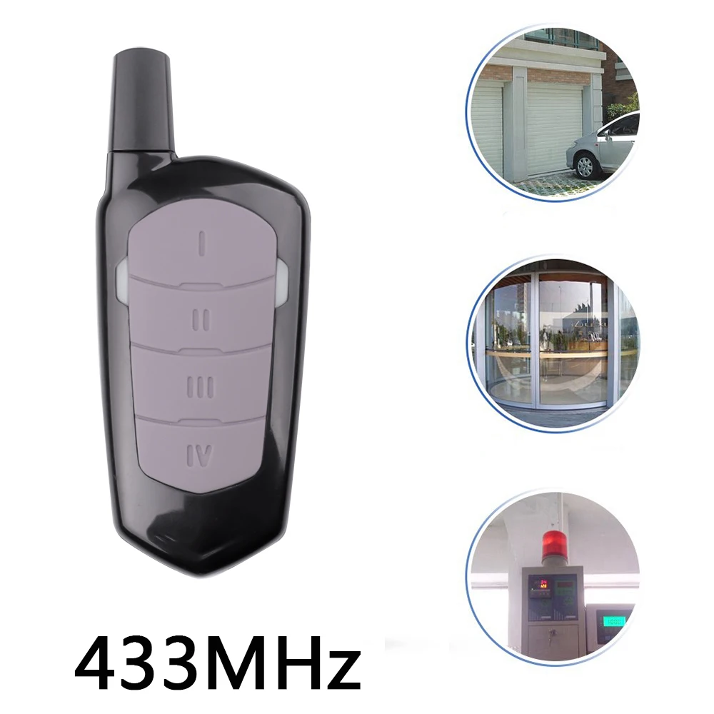Copy Remote Auto 433MHz Controller Universal 4 Keys Clone Red Light Remotes Duplicator for Gadgets Car Home Garage door smile
