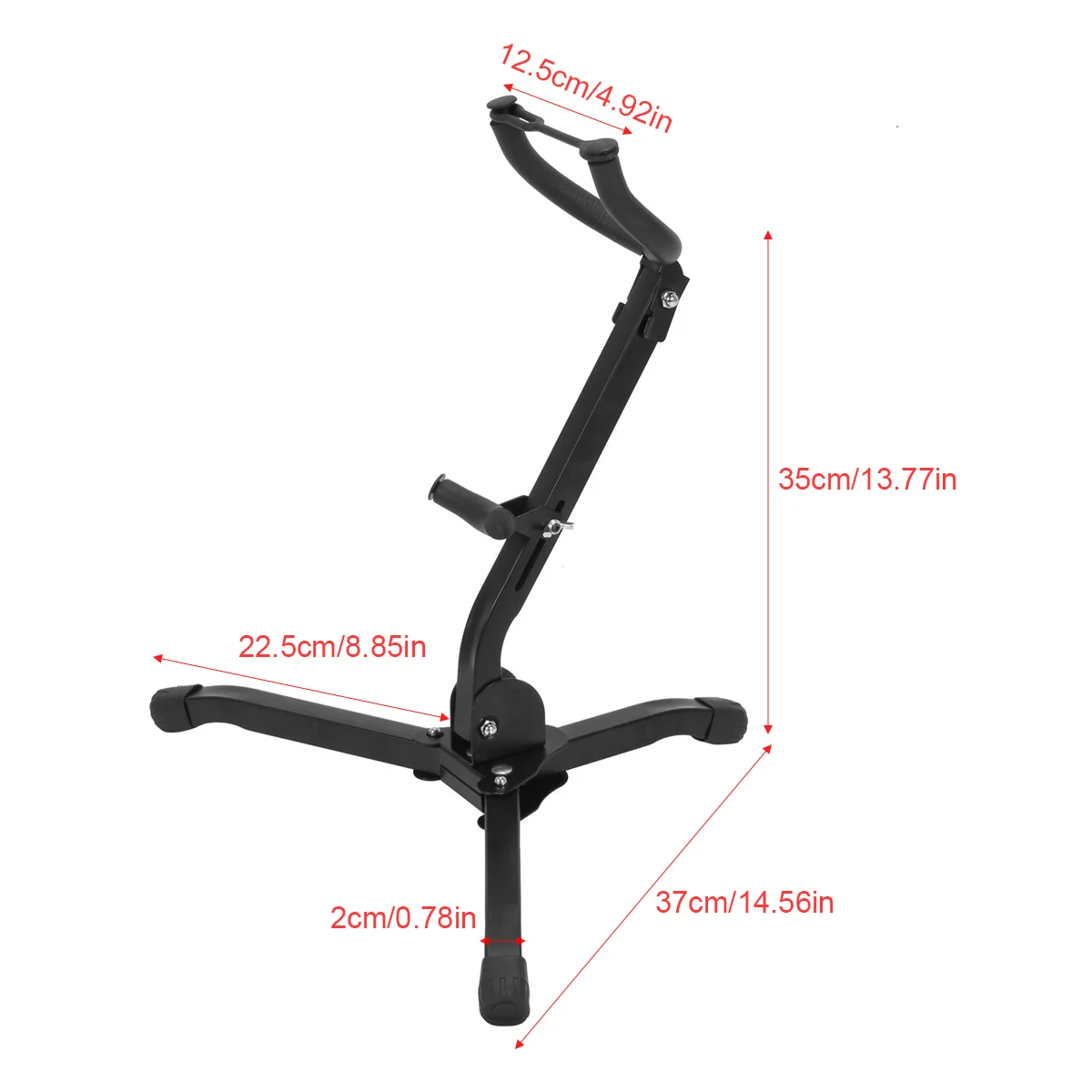 Foldable Sax Tripod Holder Alto Tenor Stable Lightweight Tubular Saxophone Stand Saxophone Accessories smile