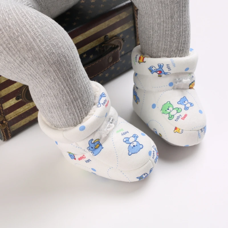 Winter Boots Warm Baby 0-18M Newborn Baby Boy Shoes Toddler Boots Shoes For Baby Girls Baby Booties First Walkers Bebe Menina smile