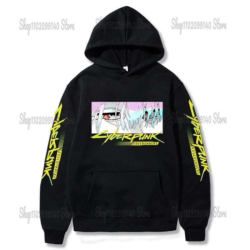 Cyberpunk Edgerunners Printed Hoodie Streetwear Pullovers Tops Long 2025 Sleeves Unisex Lucy David new Martinez Sweatshirts Winter
