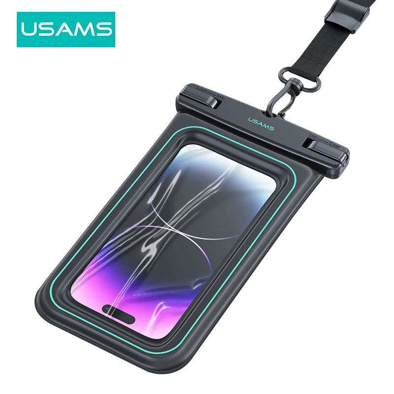 Waterproof Phone Case USAMS Ipx8 Universal Sealability Underwater Bag 7Inch ddmysmile Water-Resistant Cover For Iphone Xiaomi Huawei POCO Smile