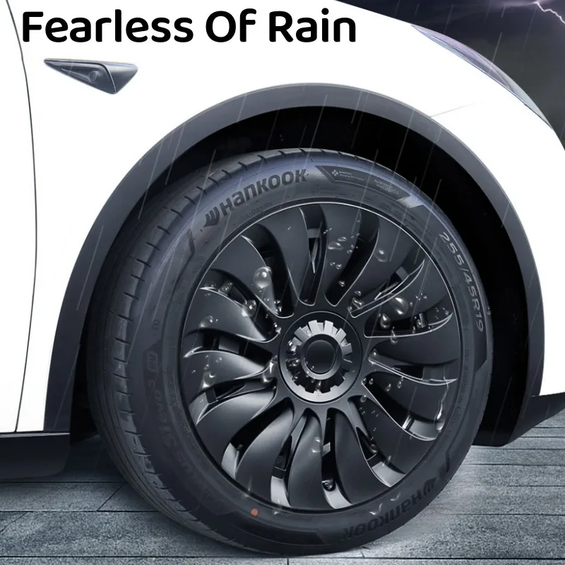 4PCS 19 2025 Inch Hub Cap for Tesla Model Y 2024 Wheel Hubcap new Performance Replacement Right&Left Wheel Cap Full Rim Cover Accessories