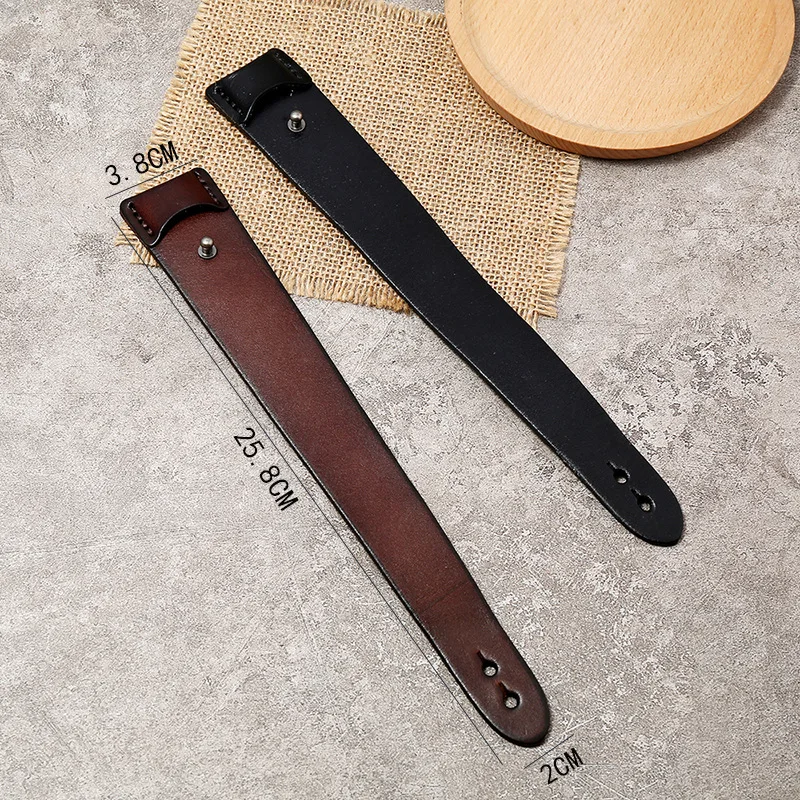 Genuine Kirykle Vintage Men Leather Bracelets Wide Brown Cuff Wrap Bracelets&Bangles Punk Charm Wristband Women Men Jewelry Gift smile &Bangles