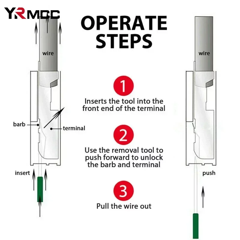 11/18/26/36/41pcs Car Terminal Removal Tool Kit Electrical Wiring Crimp Connector Pin Extractor 2025 new Auto Terminal Repair Hand Tools