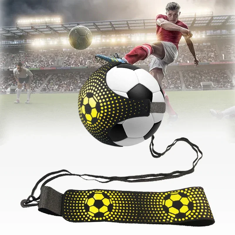 Football Kick Throw Training Belt Adjustable Soccer Aid Control Skills Training Strap Adults Children Solo Practice Gear