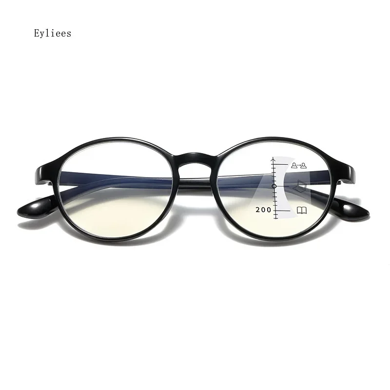Round Multifocal Reading Glasses Women new Men Ultralight Anti 2025 Blue Light Presbyopic Eyeglasses Progressive Reading Eyewear