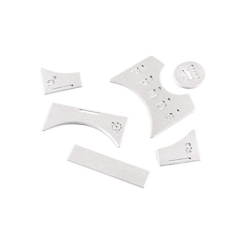 Jaguar For Car Styling XF XJ 2010-2019 Auto Central Control Gear Shift Panel Buttons Covers Stickers ddmysmile Trim Interior Accessories Smile