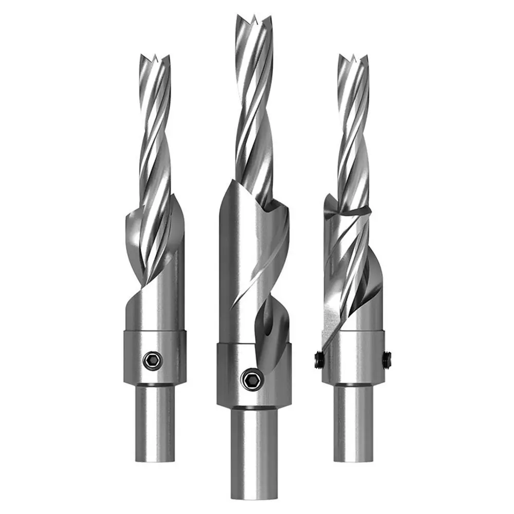 3mm-8mm Senkkopf Salat bohrer Flach boden bohrer Hoch geschwindigkeit stahl Holz bearbeitungs bohrer Lochs ch neider Stanz werkzeuge