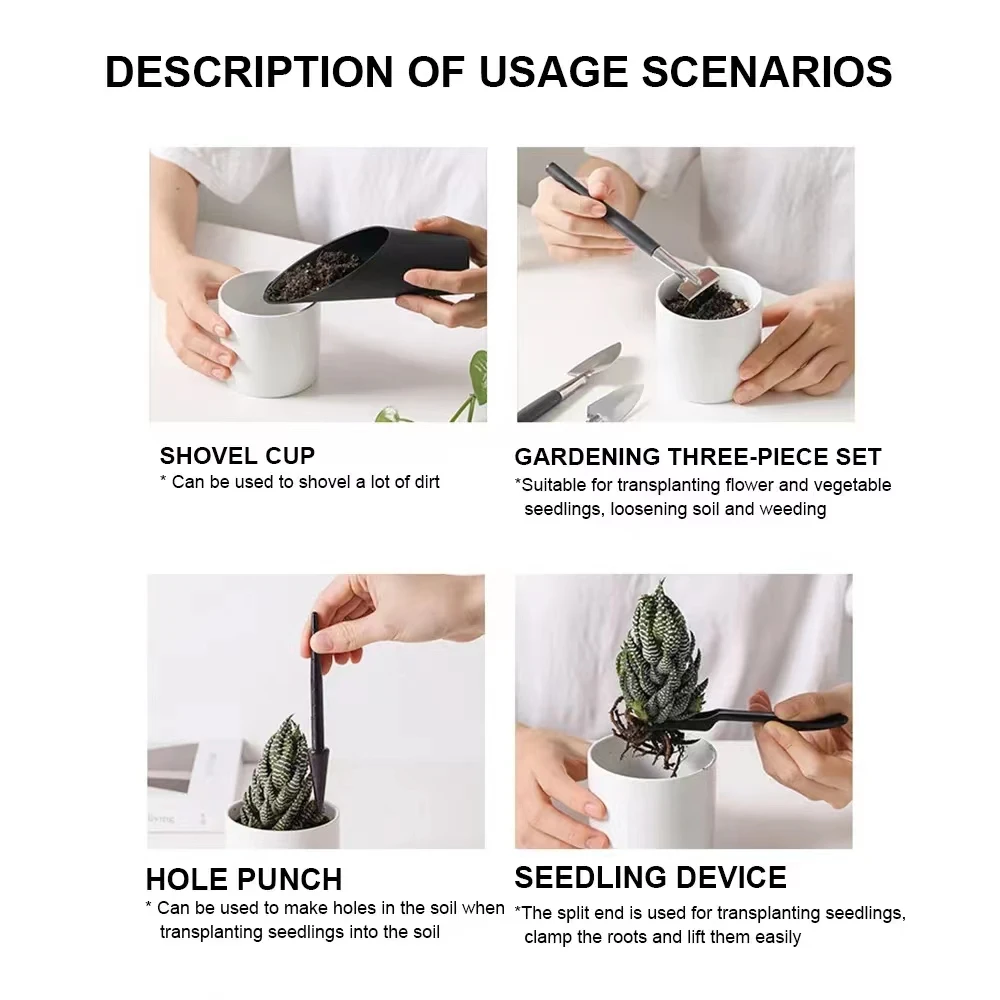 5/8/13/15/16pcs Garden Planter new Kit 2025 Succulent Plants Tools Set Indoor Bonsai Miniature Transplant Seedling Tool