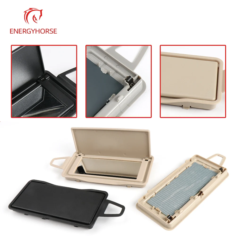 For Mercedes W212 Car Sun Shade Visor Makeup Cosmetic Mirror Cover Replacement For Benz E class E200 E260 E300 E400 W218 CLS