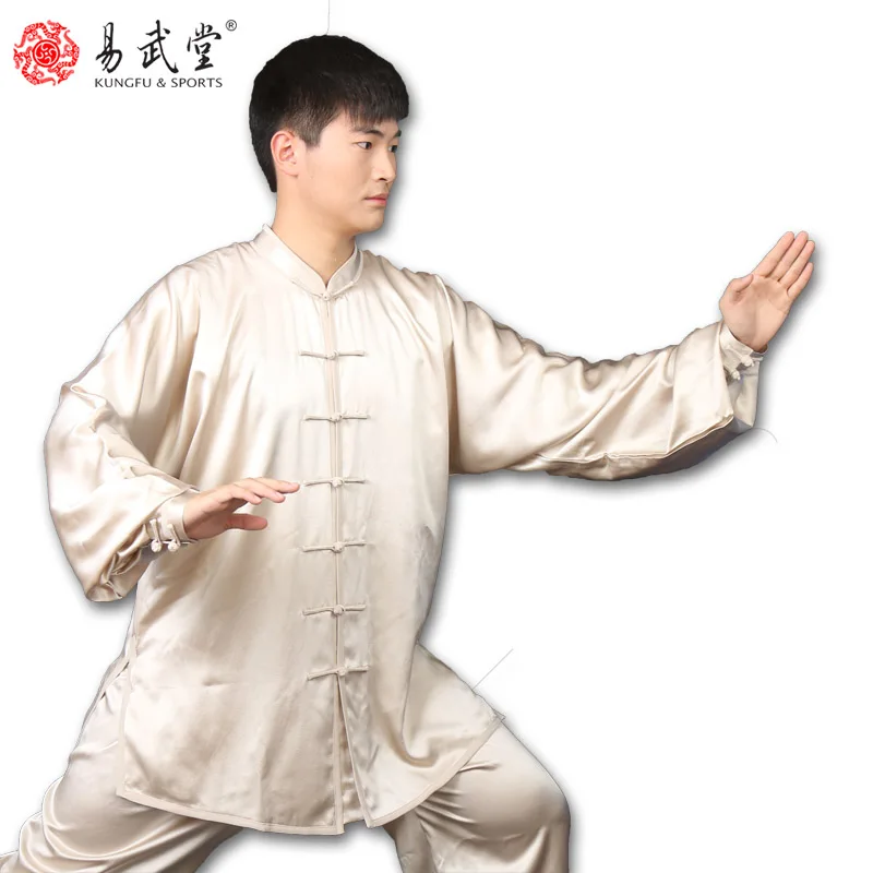 Unisex Tai chi Yiwutang Uniform Summer Kung fu suit Martial Art clothing Chinese Traditional Sets Spring Summer smile