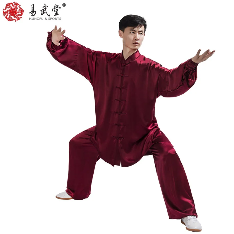 Unisex Tai chi Yiwutang Uniform Summer Kung fu suit Martial Art clothing Chinese Traditional Sets Spring Summer smile