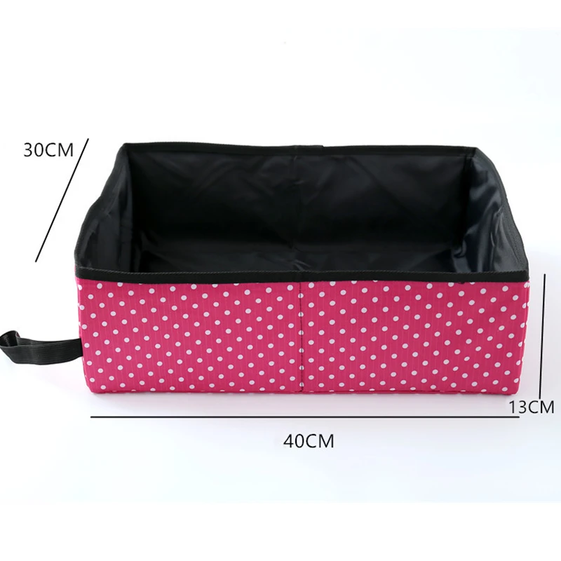 Folding Cat Litter Bedpans Box Outdoor Basin for Kittens Waterproof Toilet Pet Supply Oxford Cloth Cats Sandbox Easy Cleaning smile