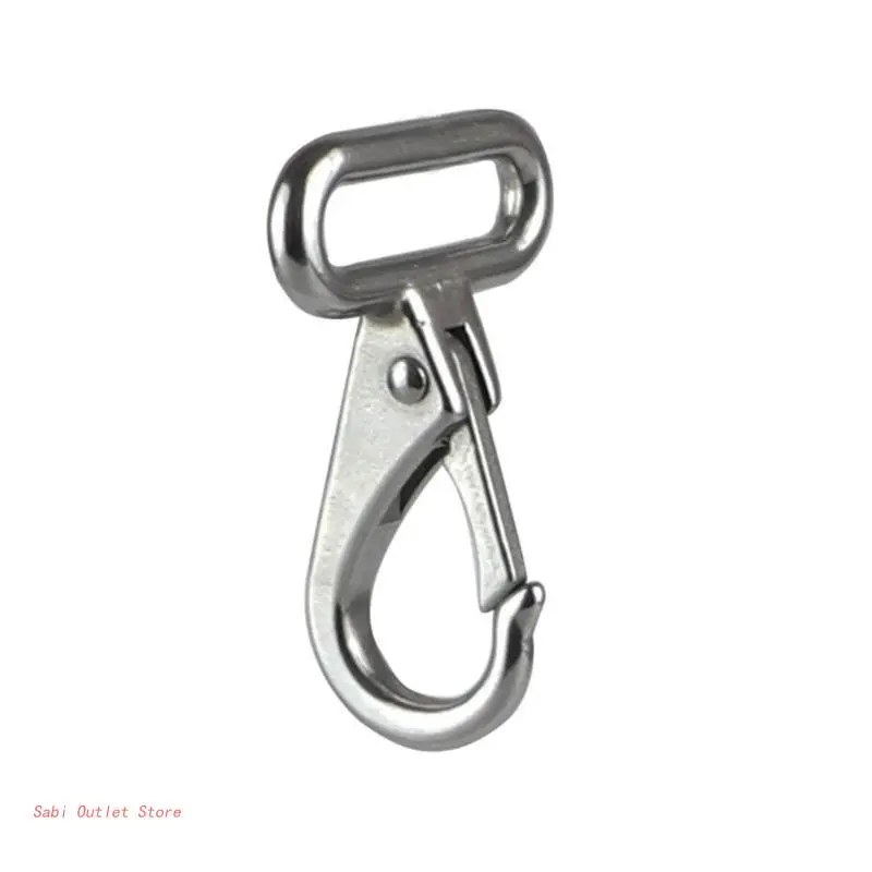Lobster Swivel D Rings Clasp Keychain Alloy Metal Clasps Hooks Handbag smile