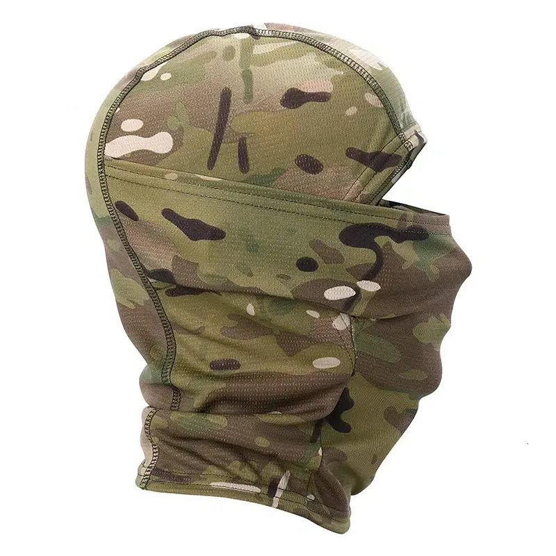 Unisex Balaclava Hats Face Mask UV Protection Ski Sun Hood Tactical Masks for Men Women Bonnet 240520