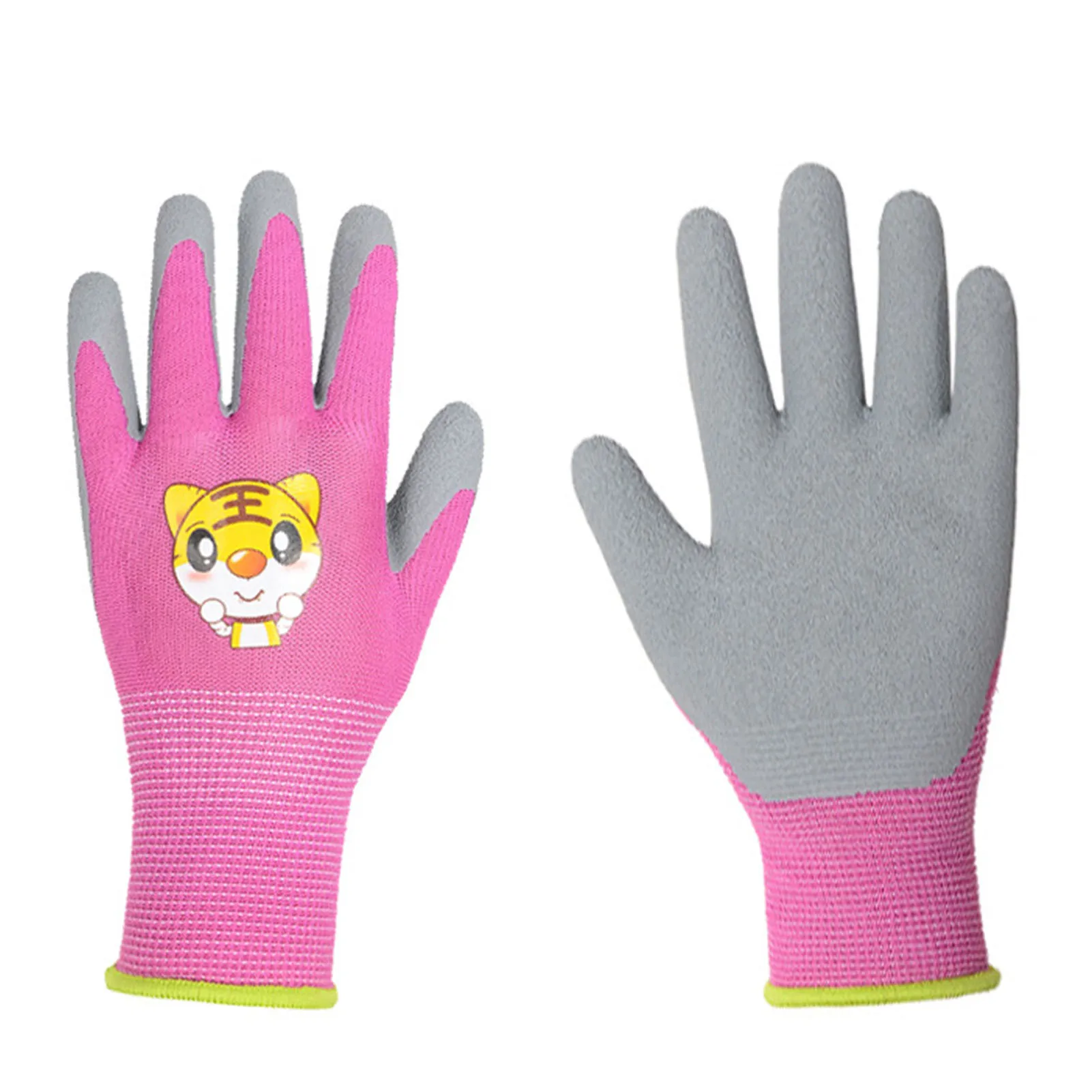 Work Gloves for Kids Kids Gardening Gloves for Children Aged 2-13 Years Foam Rubber Coating Work Gloves Gardening for Girls Boys
