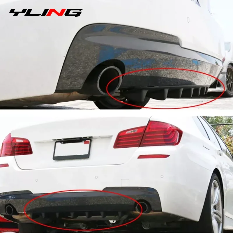 Car Rear Bumper Spoiler Diffuser Protector For Goft 5 6 7 Gti Mk7 BMW E39 G20 Passat B7 Peugeot 308 Opel Insignia Suzuki Swift