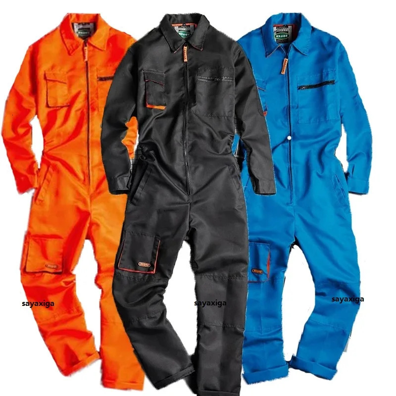 Work Overall Uniform Men Women Working Coveralls Welding Suit Car Repair Workshop Mechanical Uniform Work Clothes Warehouse Suit 240522