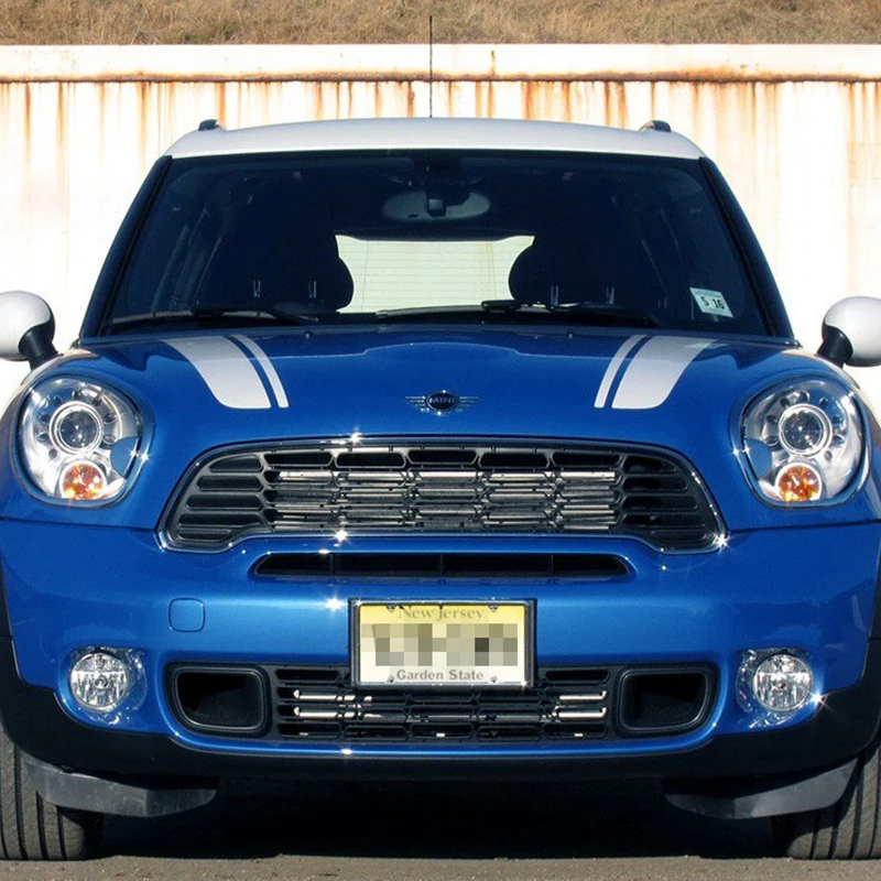 Car Styling Hood Stickers Head Stripe Decal For MINI Cooper One S JCW Countryman Clubman R55 R60 R61 F54 F55 F56 Car Accessories