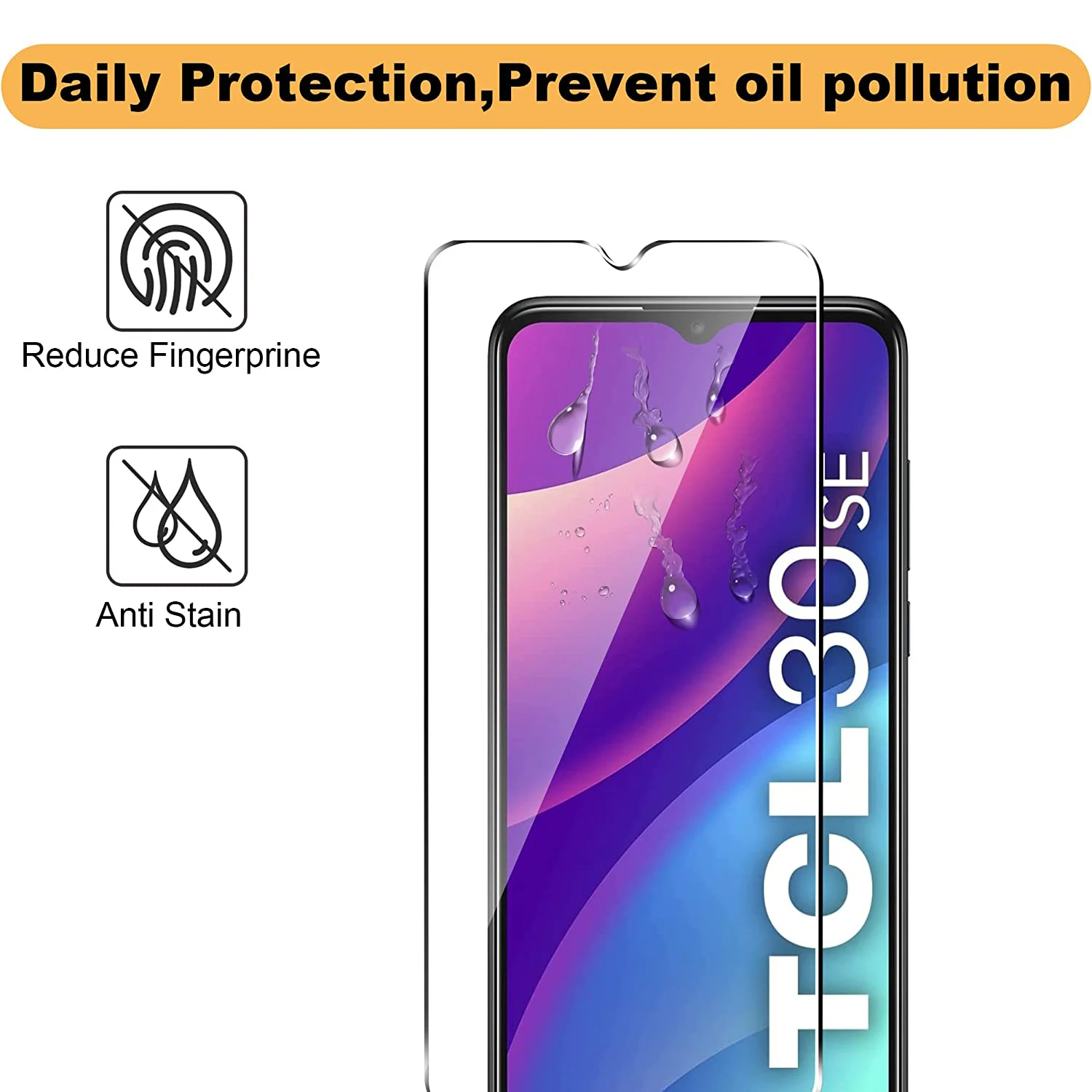 Screen Protector Glass 2/4Pcs For TCL 30 30+ 30Se Tempered ddmysmile Glass Smile +