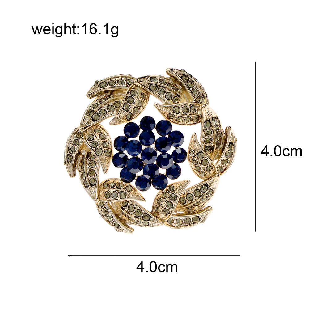 Beautiful Rhinestone CINDY XIANG Flower Brooches For Women 3 Colors Available Sweater Coat Pin Suit Jewelry Spring New Arrival smile