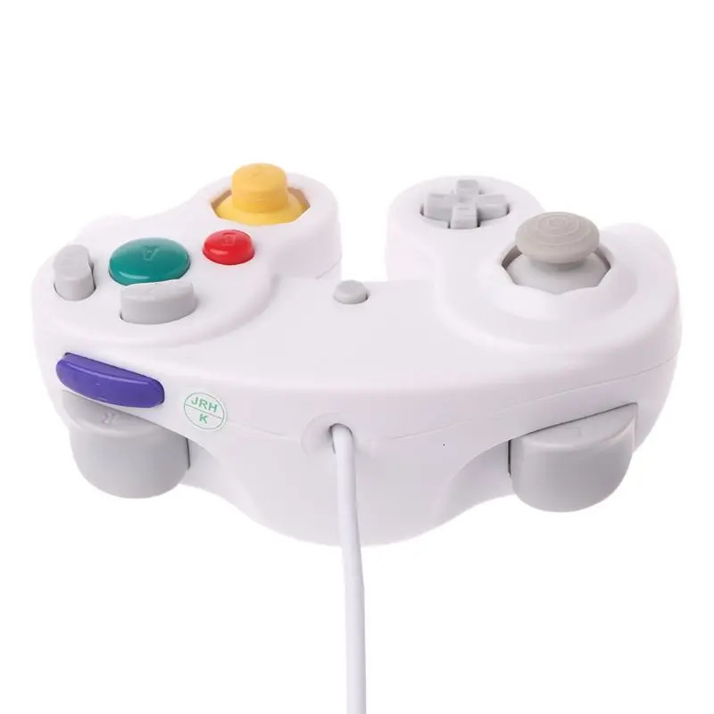 NGC Wired Game Controller GameCube Gamepad for WII Video Game Console Control with GC Port Comfortable Feel and Precise Control 240521