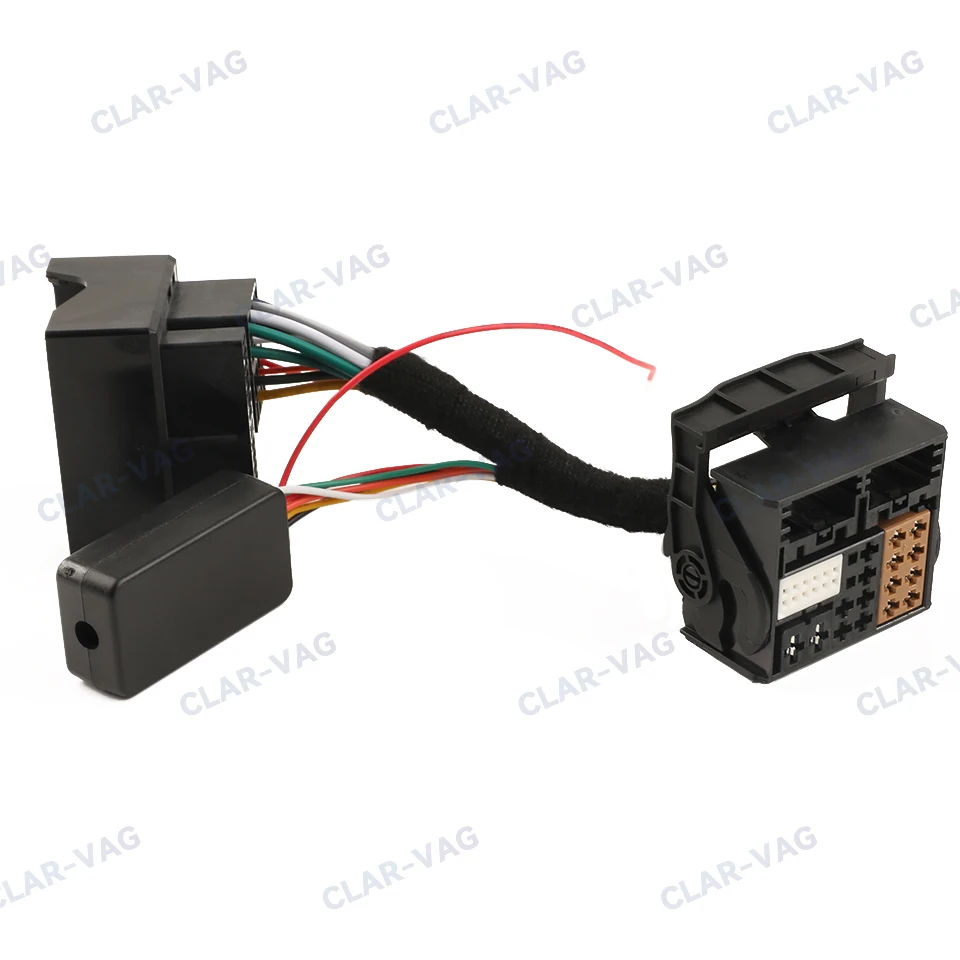 For VW Golf 6 Jetta 5 Passat Polo new Only For DS RCD360 MIB Radio Plug 2025 with CANBUS Decoder Simulator Plug and Play Radio Adapter