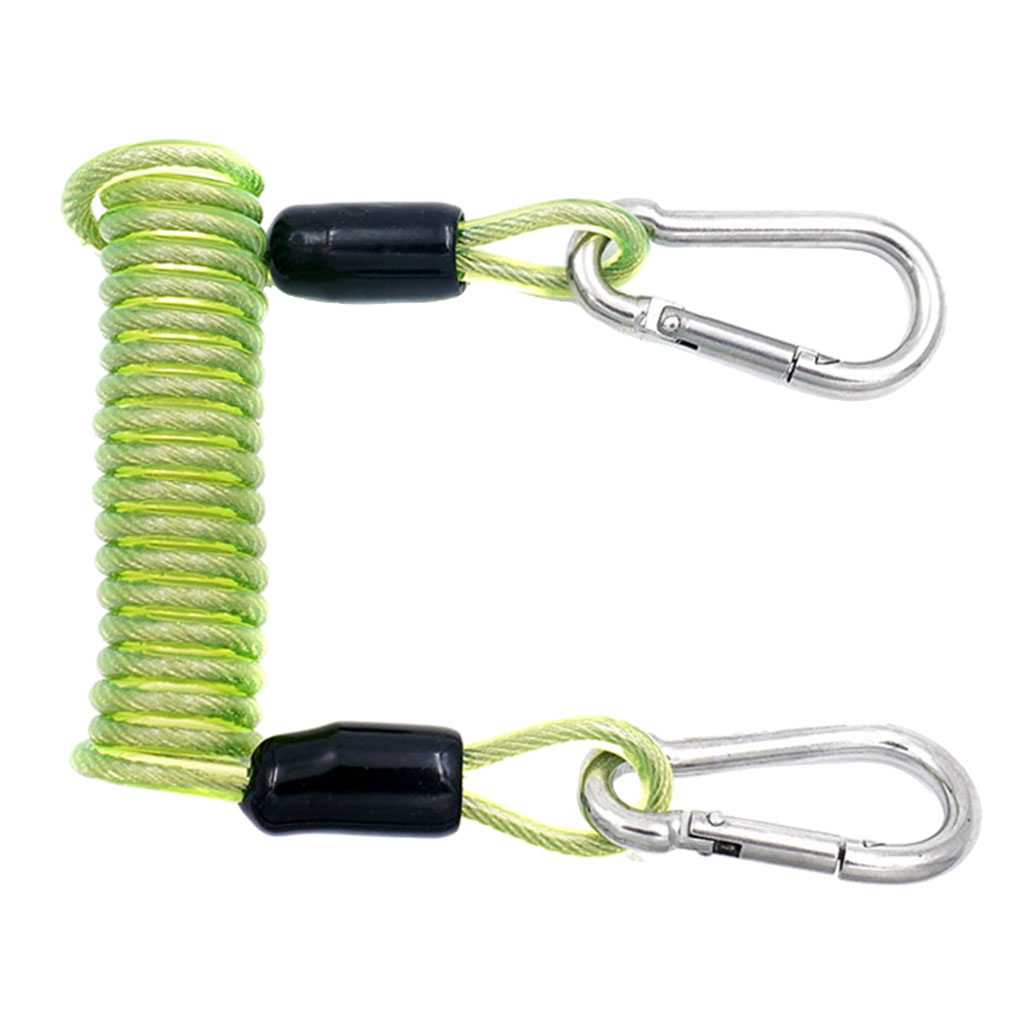 Professional Diving MagiDeal Spiral Spring Coil Lanyard Safety Emergency Tool for Outdoor Climbing Underwater Photography smile