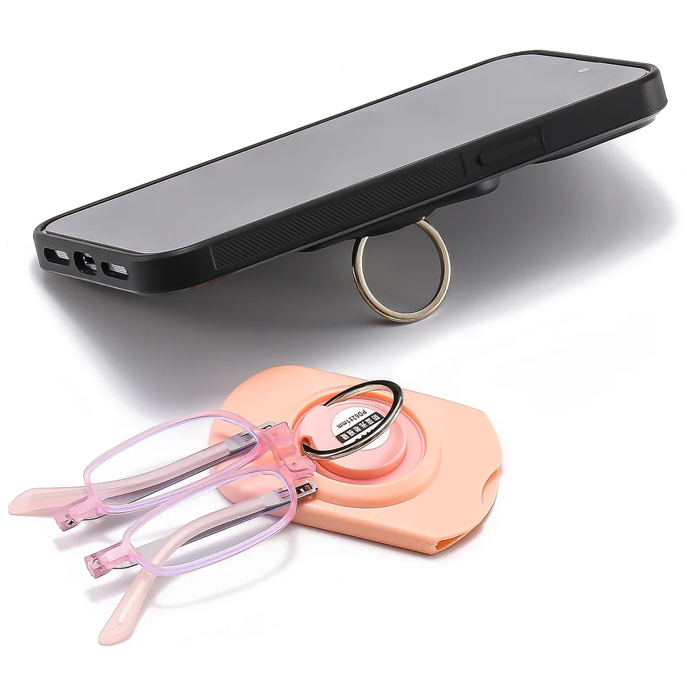 KLASSNUM Folding Reading Glasses Women Men Anti-Blue Light Ultra-light Presbyopia Eyeglasses W/ Case Eyewear Diopter +1.0 - +4.0