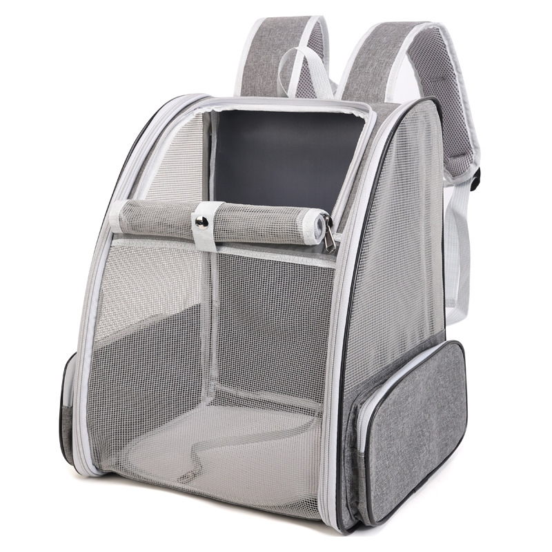 tttttttttttttttttttt Breathable Backpack Large Capacity Cat Dogs Carrying Bag Folding Pet Chest Portable Outdoor Travel Pets Carrier